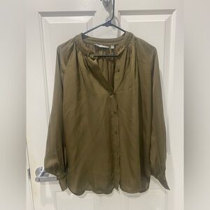 Vince 100% Silk Top Size S